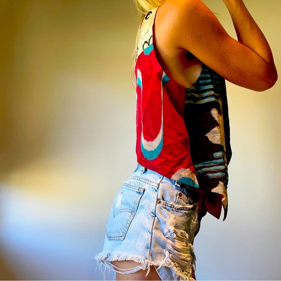 Vintage Japanese Kimono Vest - Picture 5 of 7